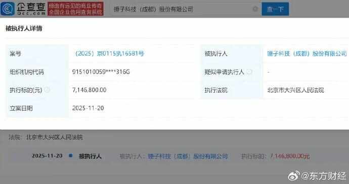 羅永浩公司因計算機軟硬件開發被執行715萬元，創業之路再遇波瀾